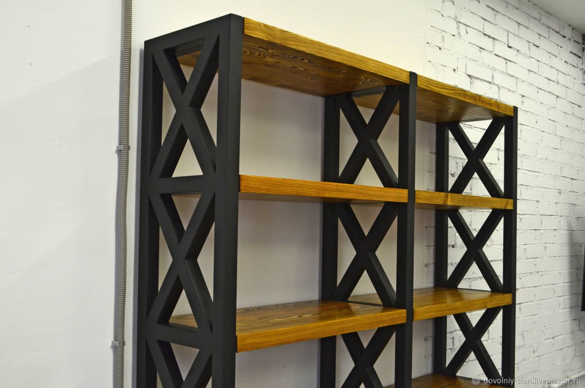 Стеллаж лофт + Сканди