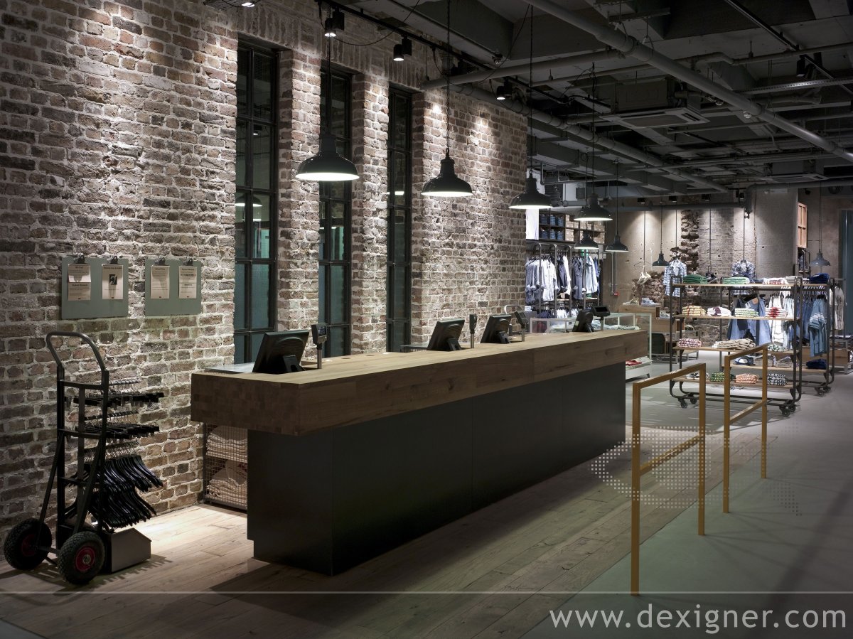 Магазин в стиле лофт