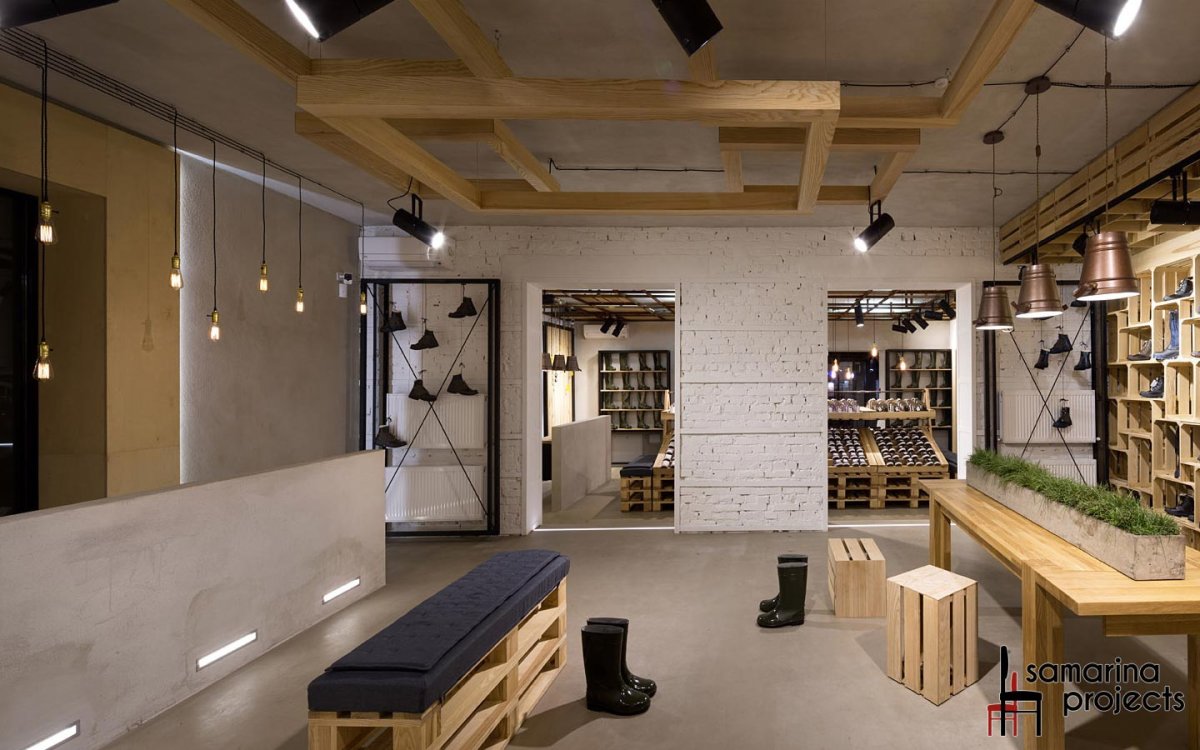 Магазин в стиле лофт