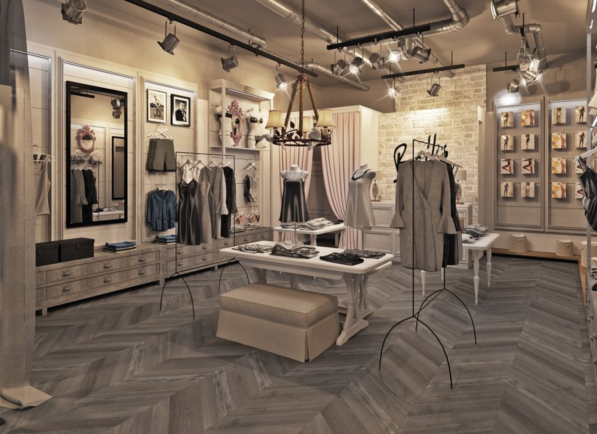 Интерьер бутика