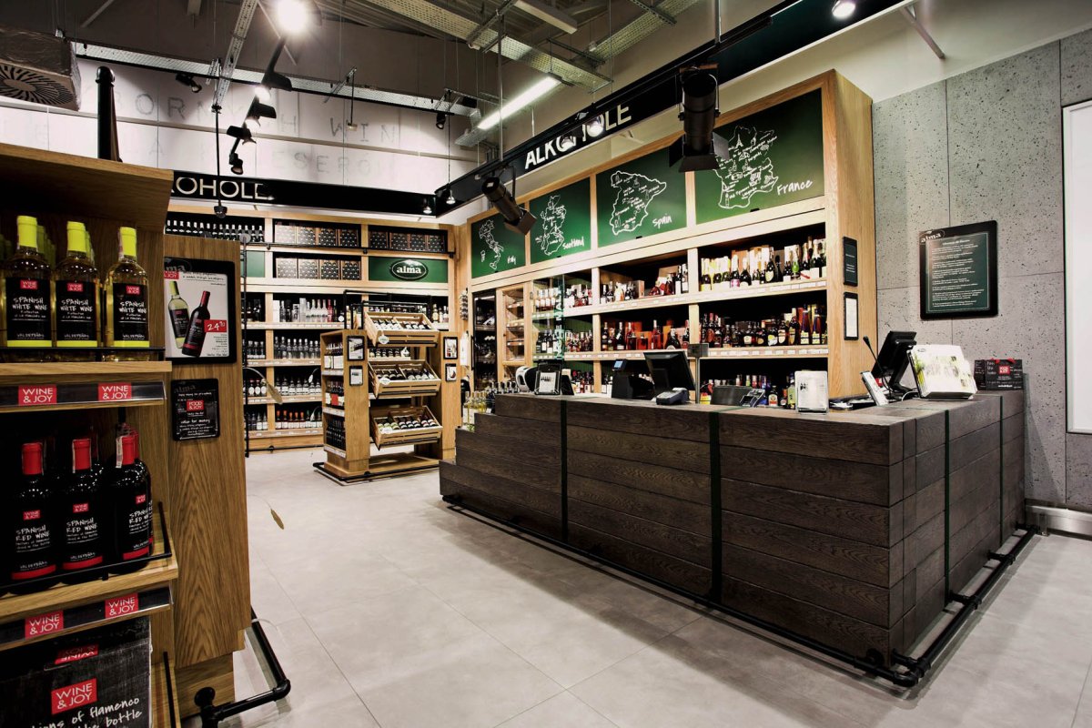 Торговый зал в стиле лофт