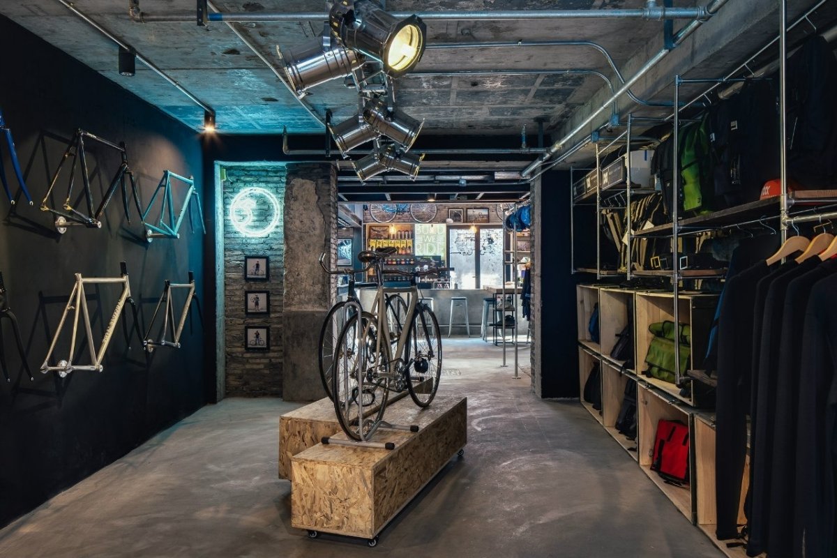 Интерьер магазина в стиле лофт