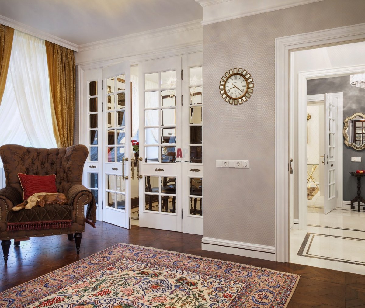 Французская Неоклассика гостиная