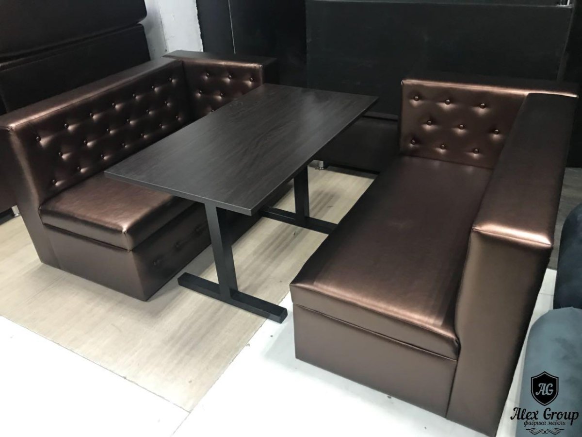 Диваны для кафе и ресторанов с подлокотниками