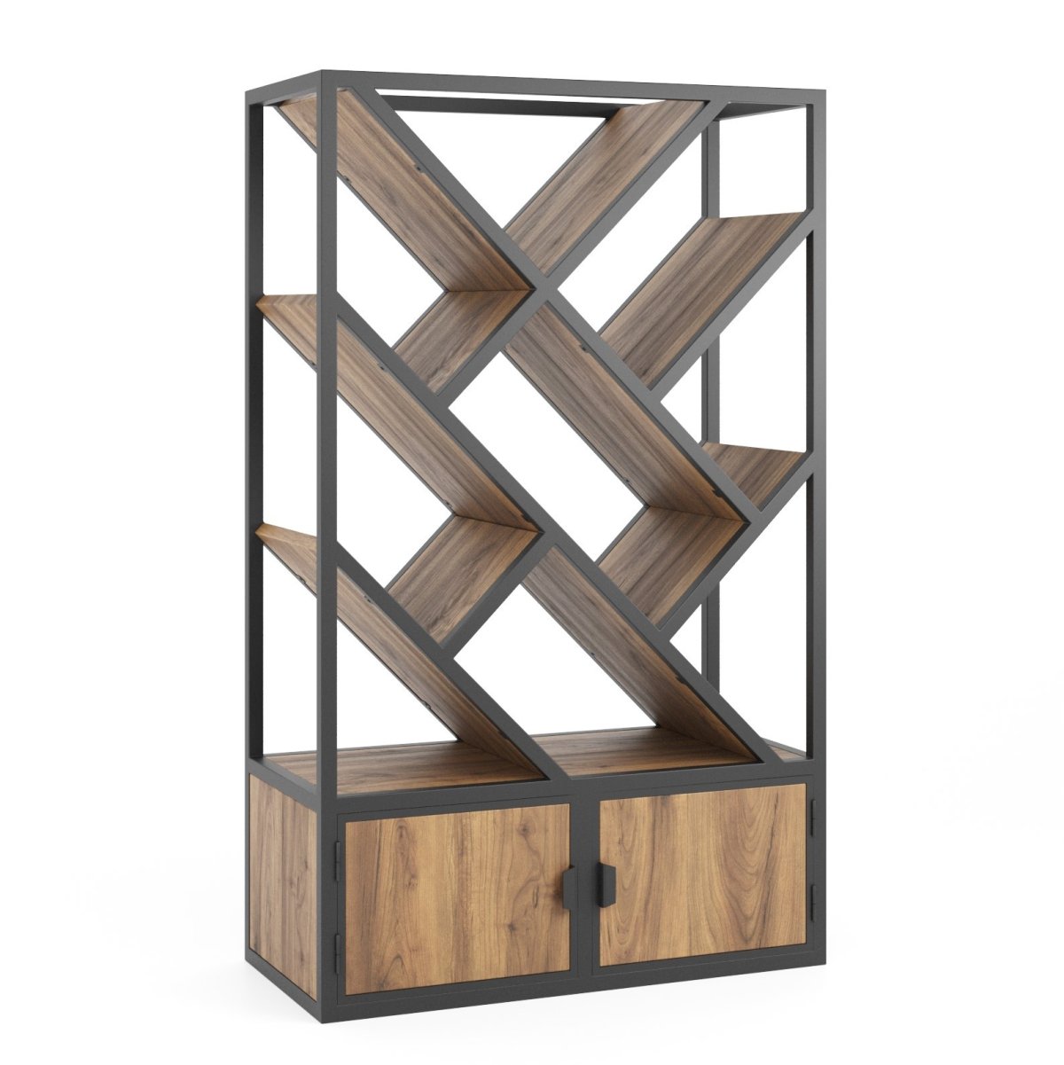 Стеллажи металл дерево Модерн лофт