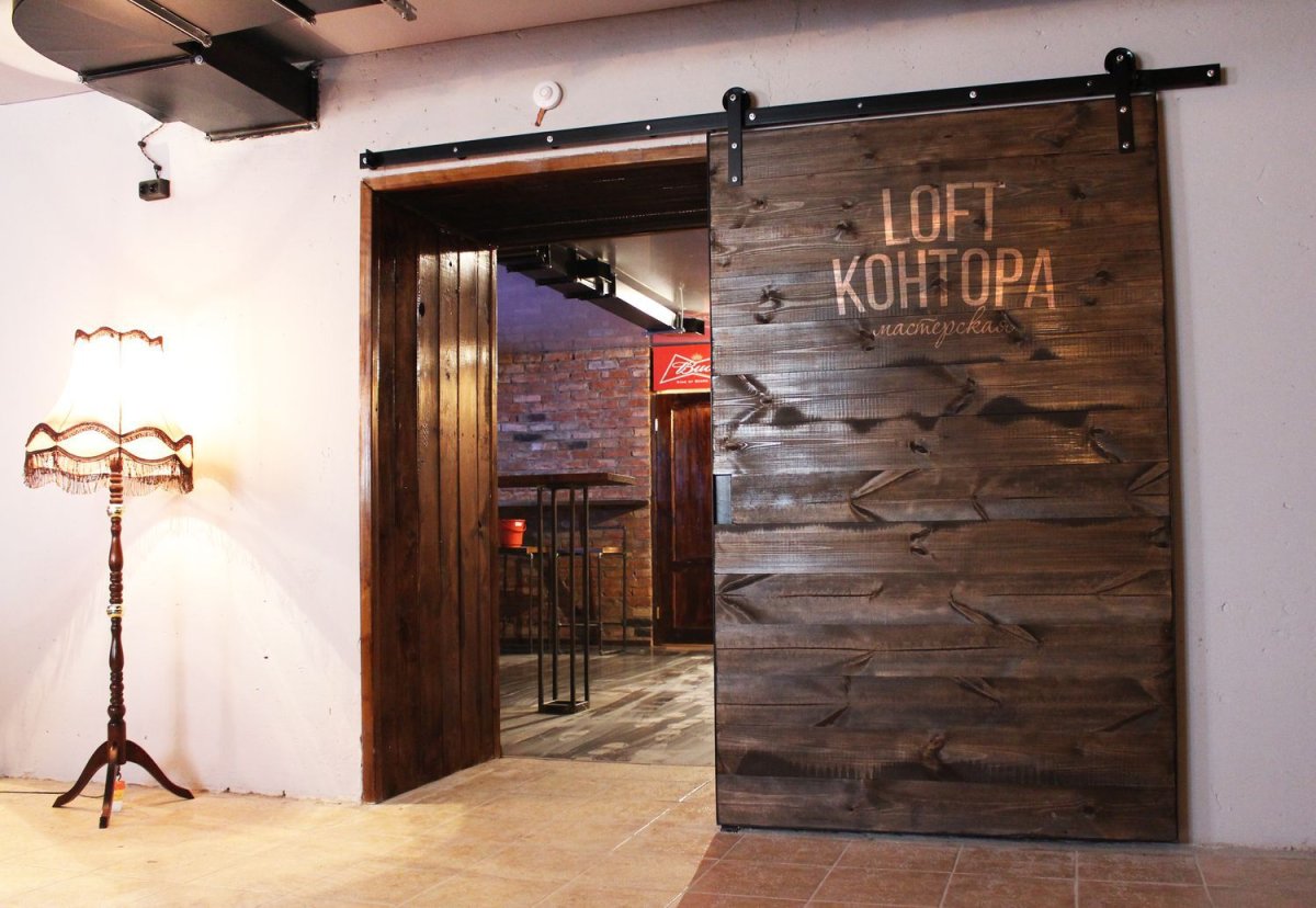 Амбарные двери лофт лофт