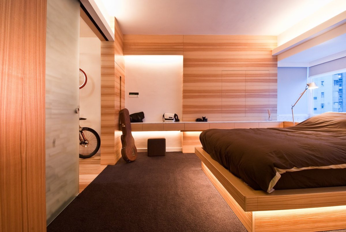 Отделка стен и потолка ламинатом