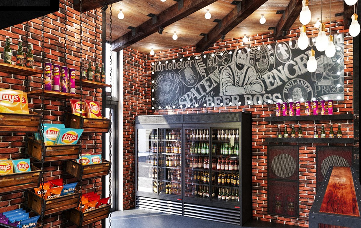 Витрина магазина кроссовок