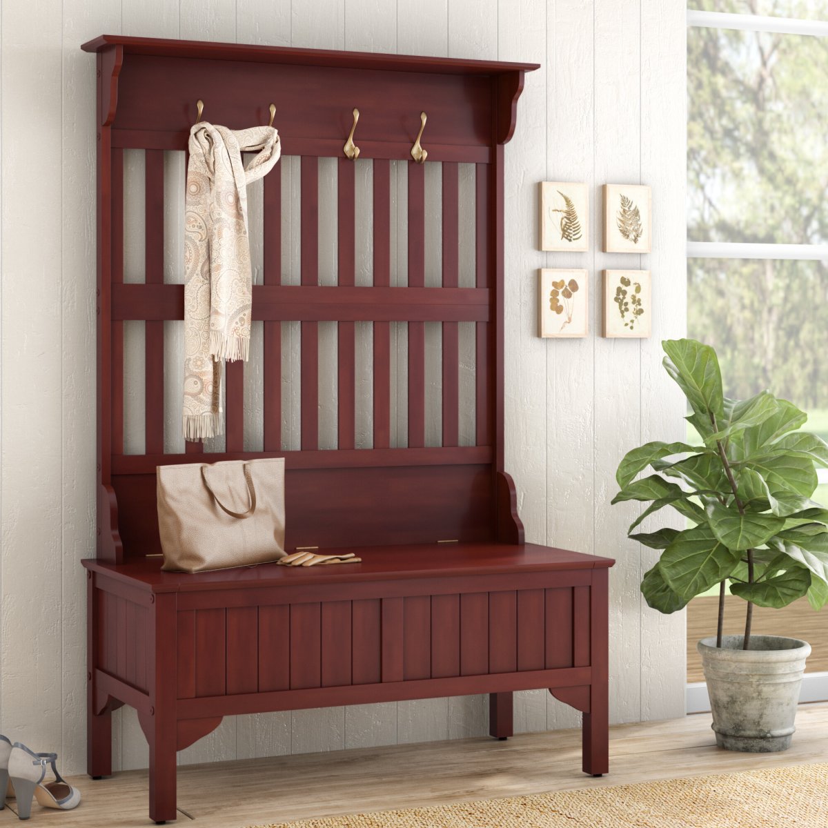 Скамейки в интерьере в стиле Прованс