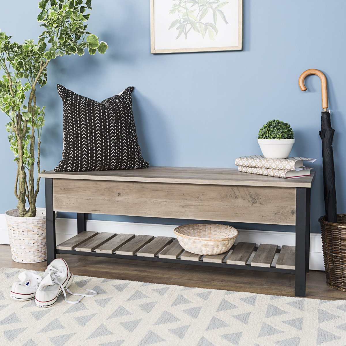 Декор для прихожей своими руками в сельском стиле