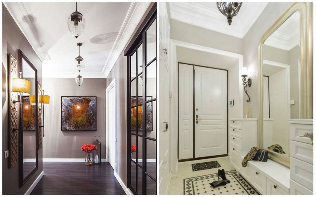 Красивые зеркала в прихожую