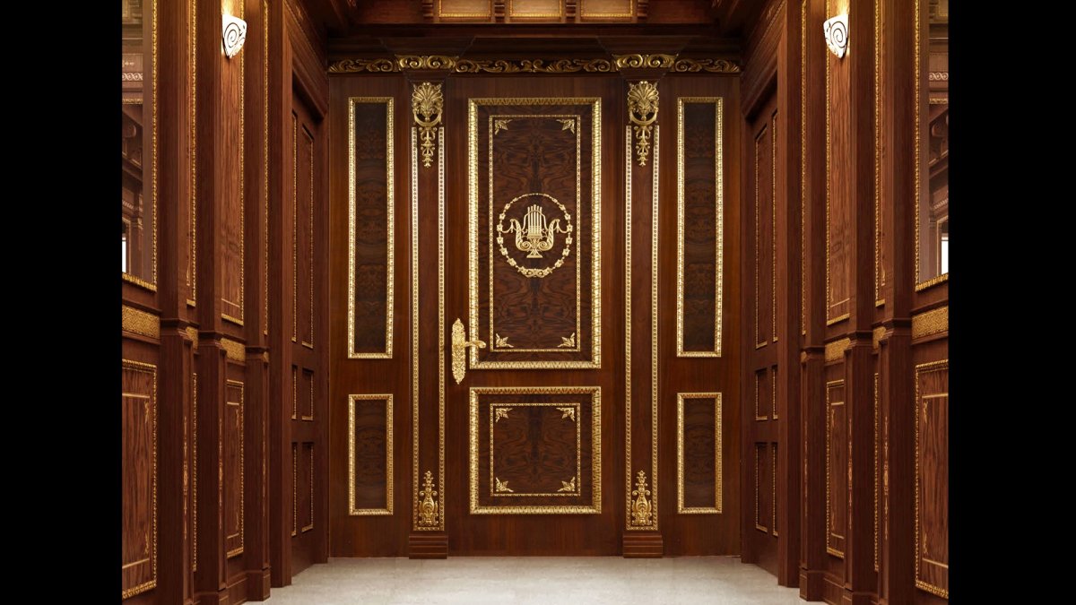 Красивые старинные двери