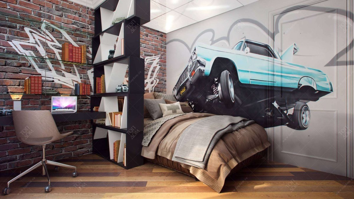 Необычный декор стен