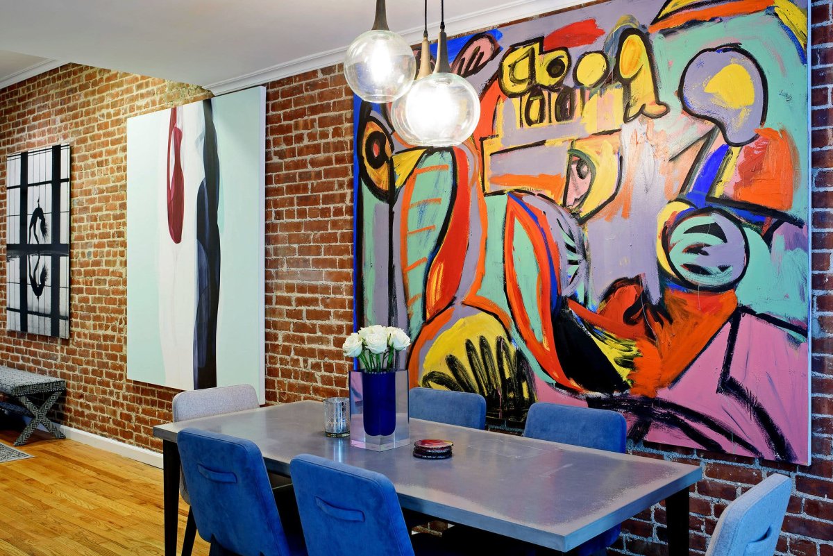 Граффити в салоне красоты