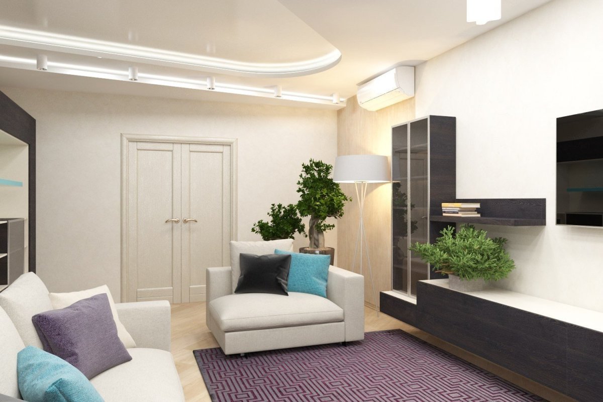 Интерьер 1 комнатной квартиры