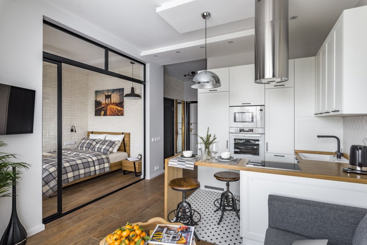 Студии интерьер 50кв