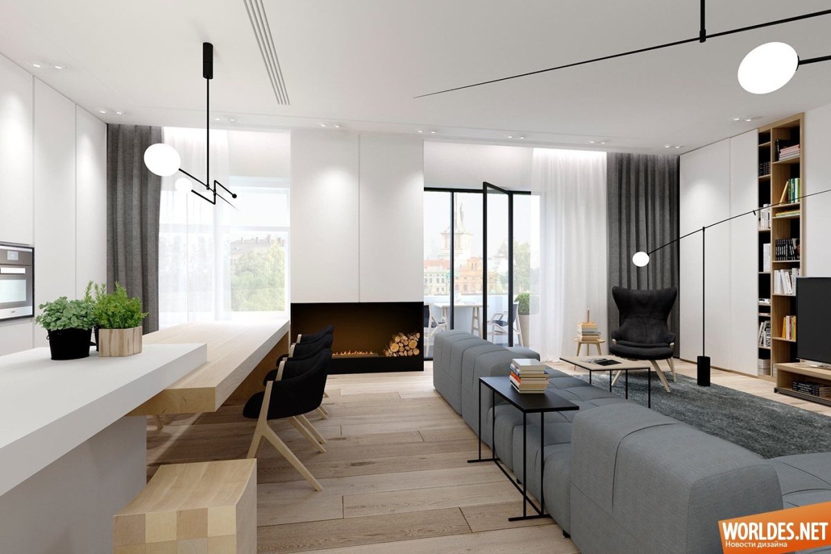 Современные минималистичные интерьеры