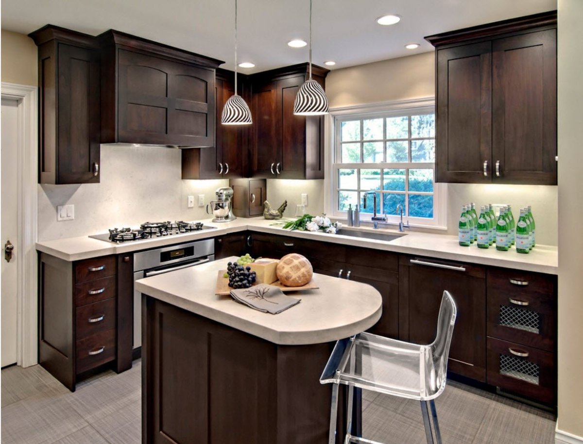 Интерьер кухни 12м2