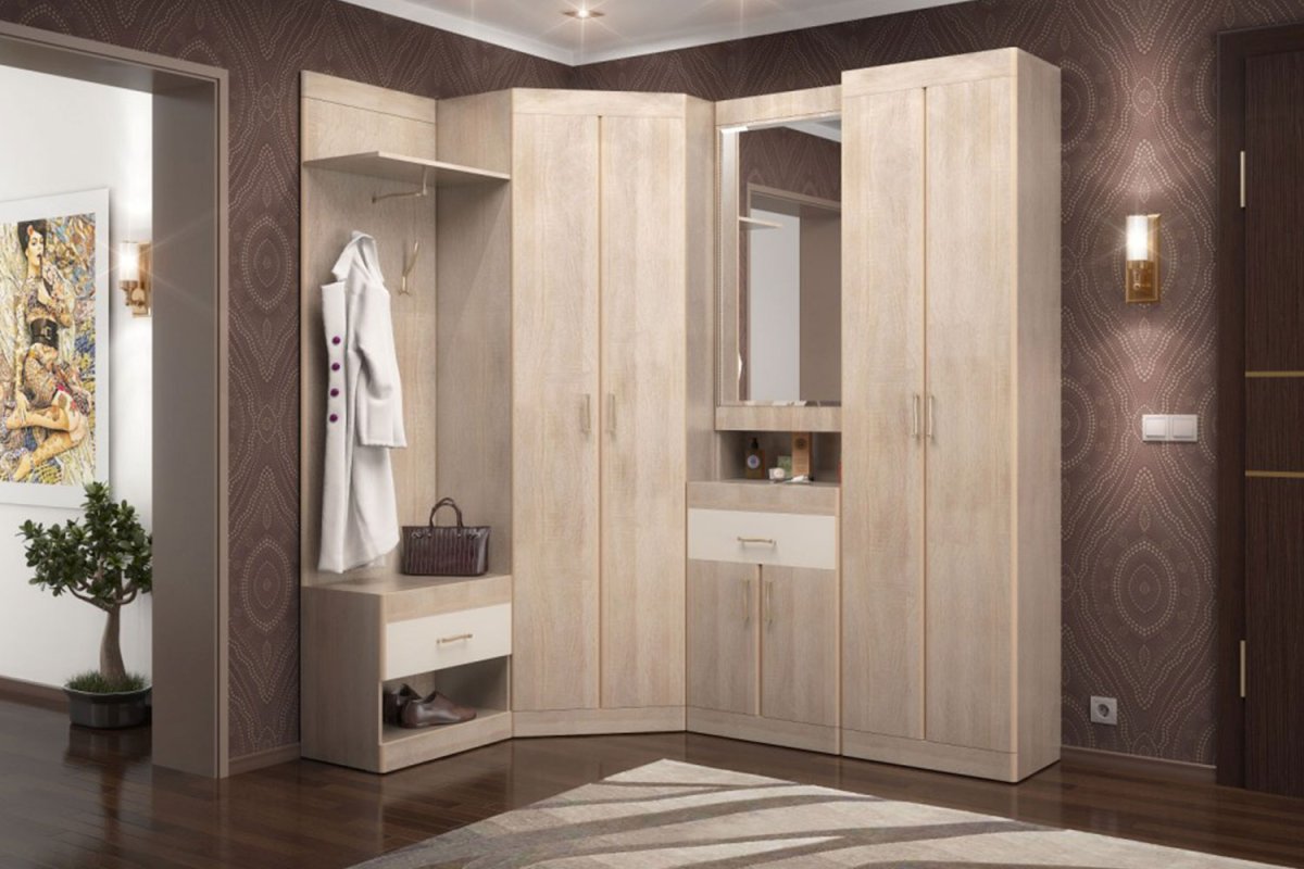 Прихожая Виктория Ижмебель белый