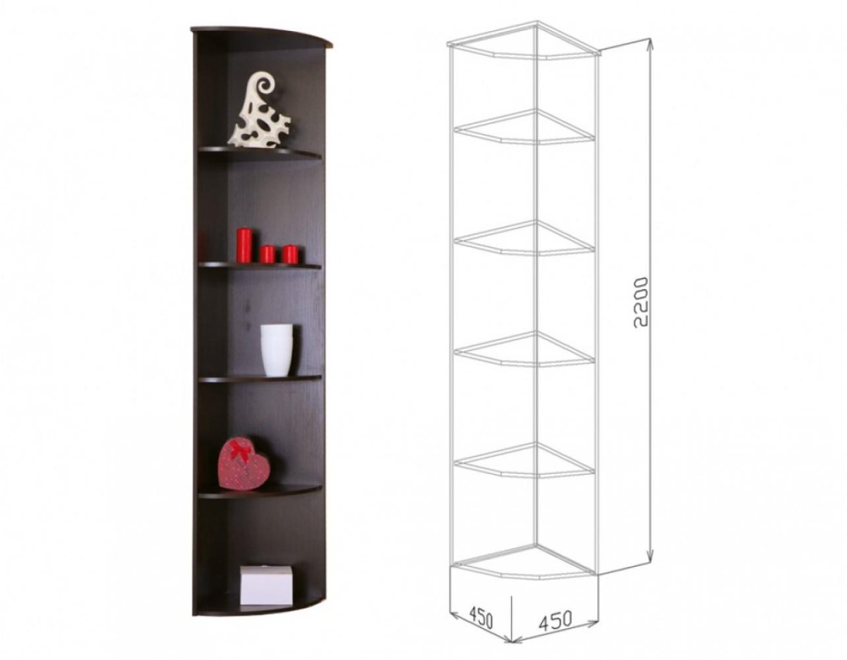 Стеллаж узкий