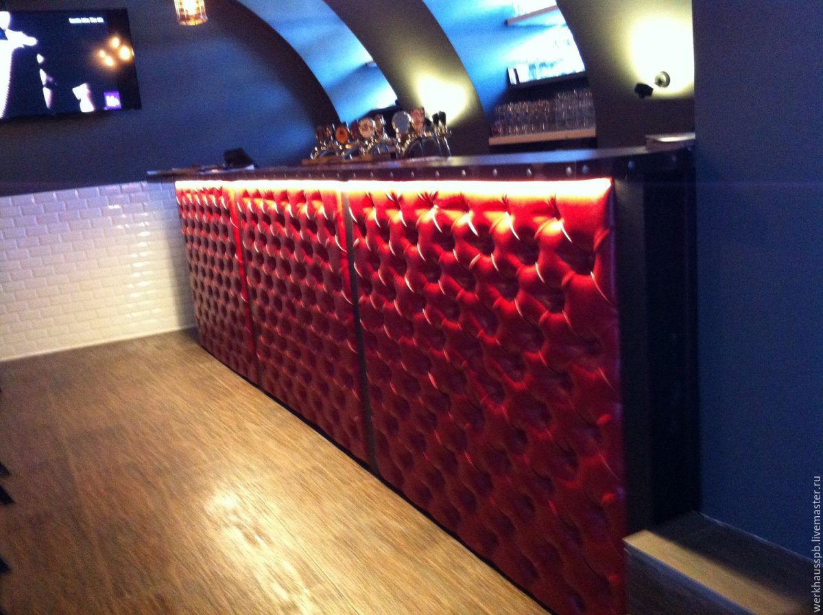 Барная стойка в стиле лофт для бара