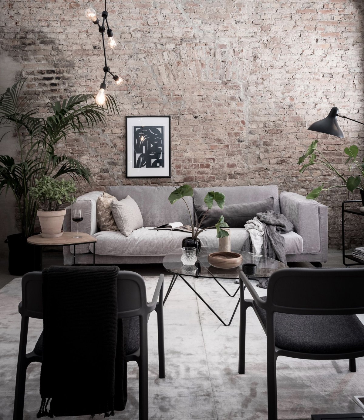 Интерьер в стиле лофт Индастриал