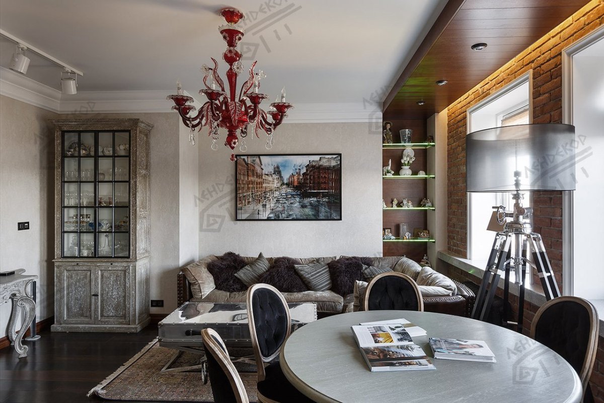 Лофт с элементами классики