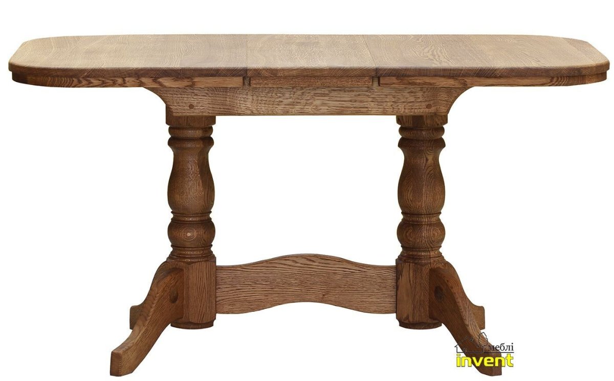 Стол обеденный массив на одной ноге