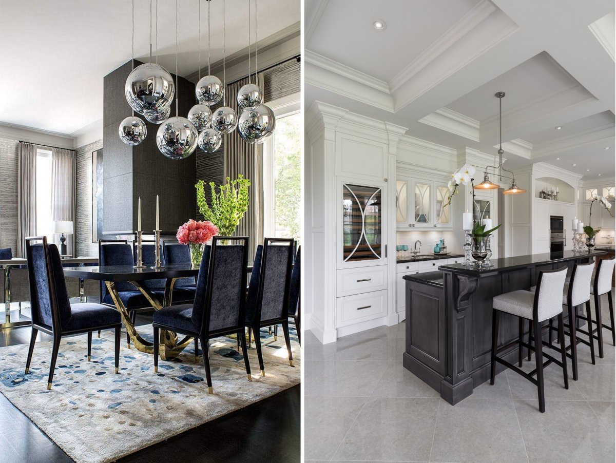 Классика с элементами лофт в интерьере