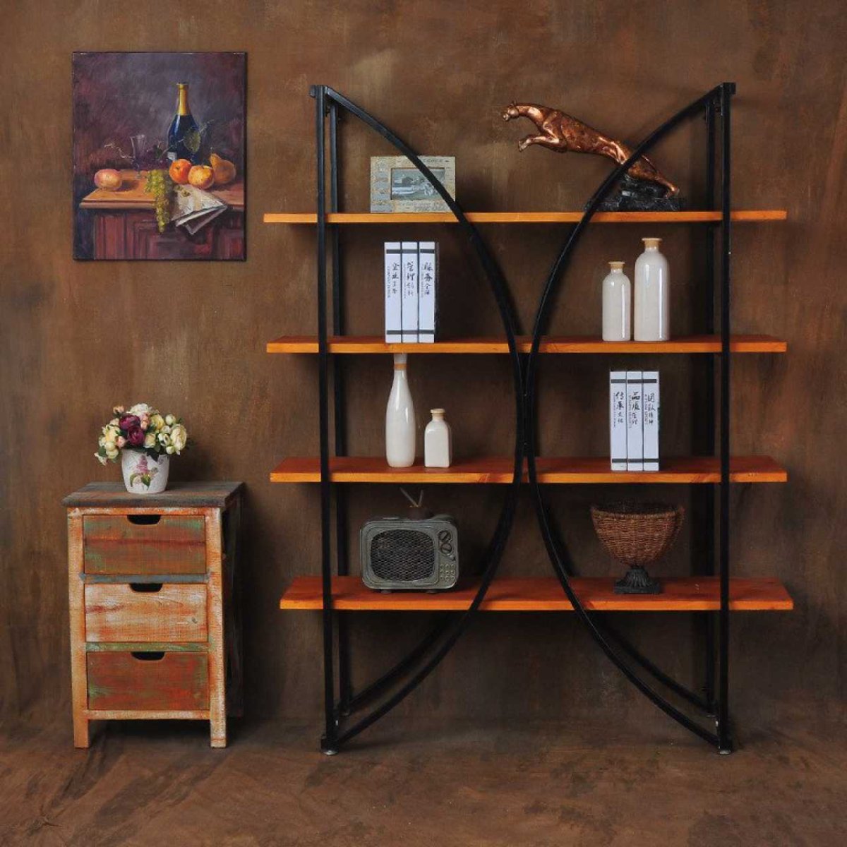 Стеллажи лофт Индастриал