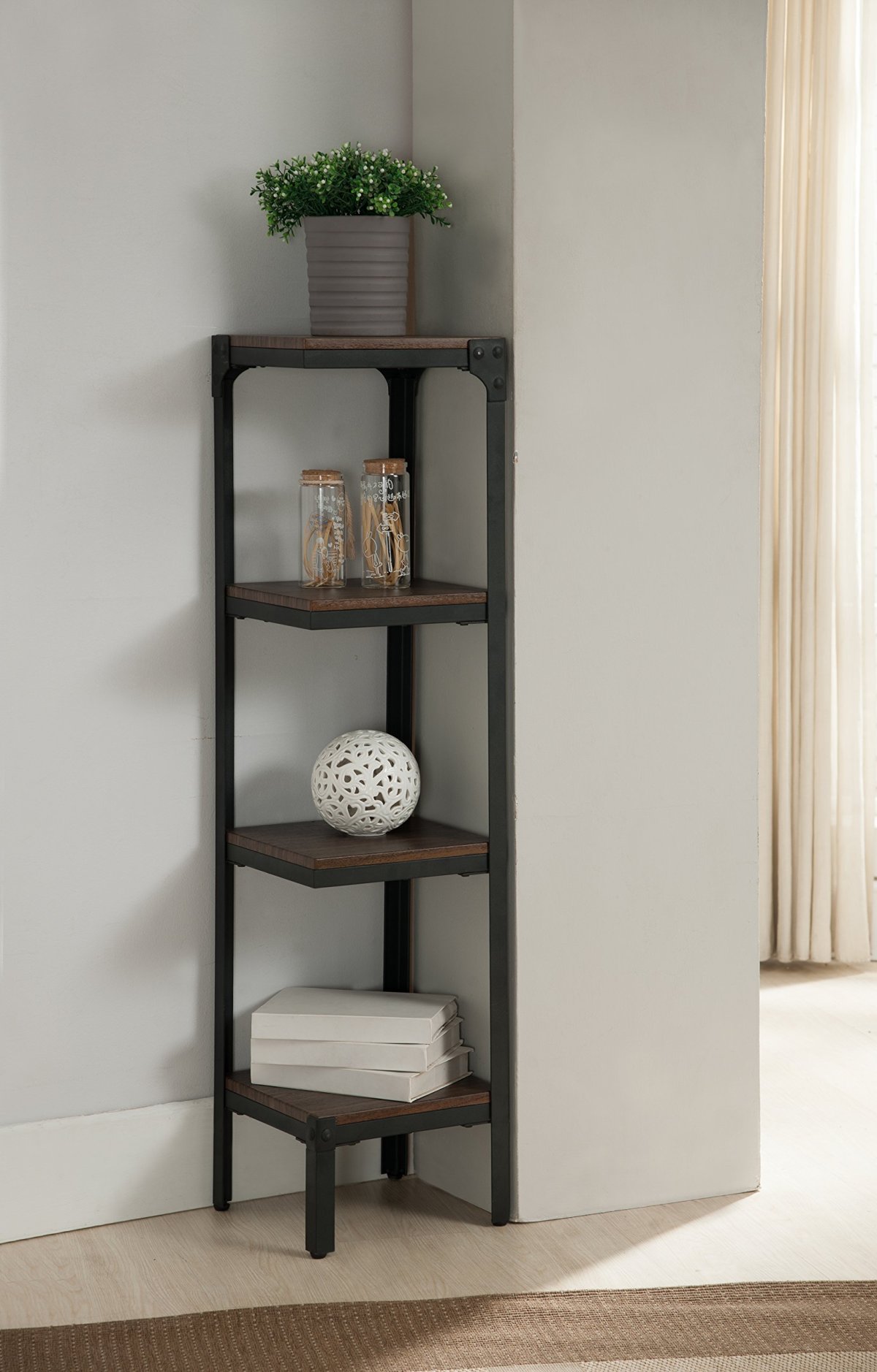 Угловая полка лофт