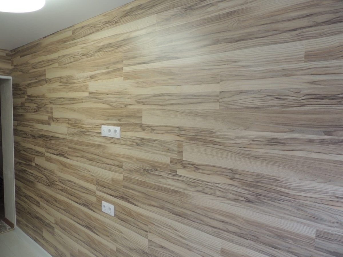 Стеновая панель для кухни под дерево