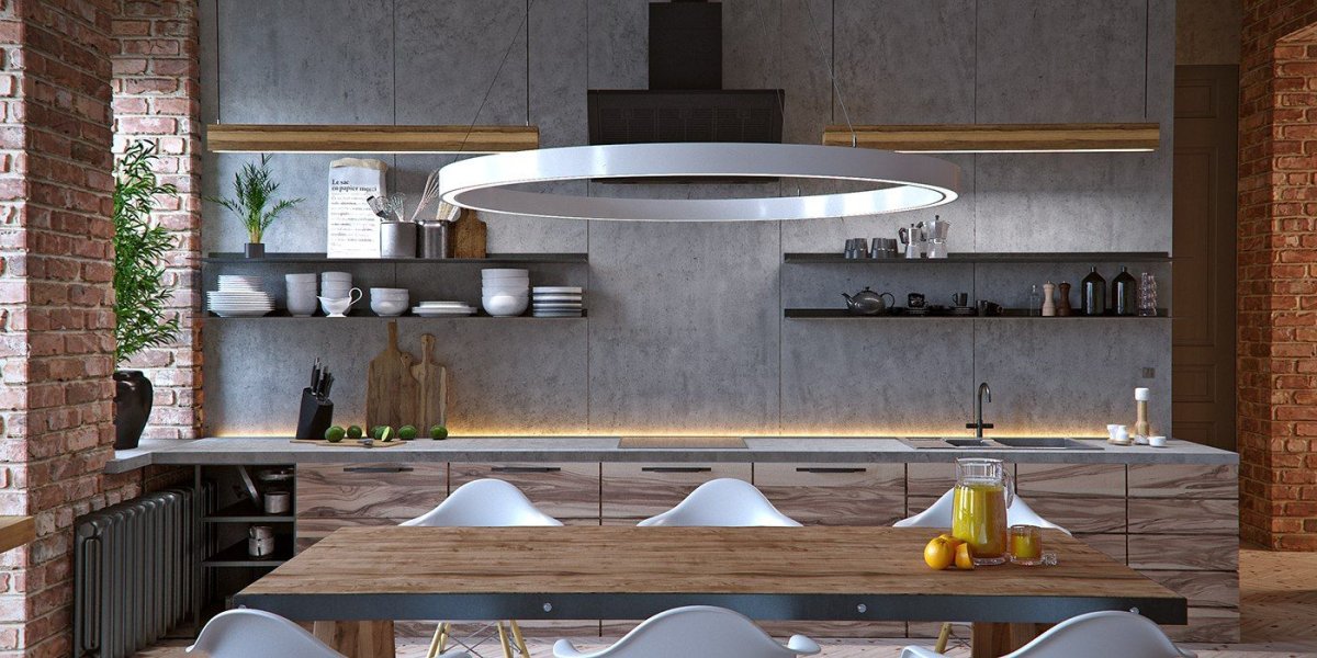 Фартук для кухни лофт