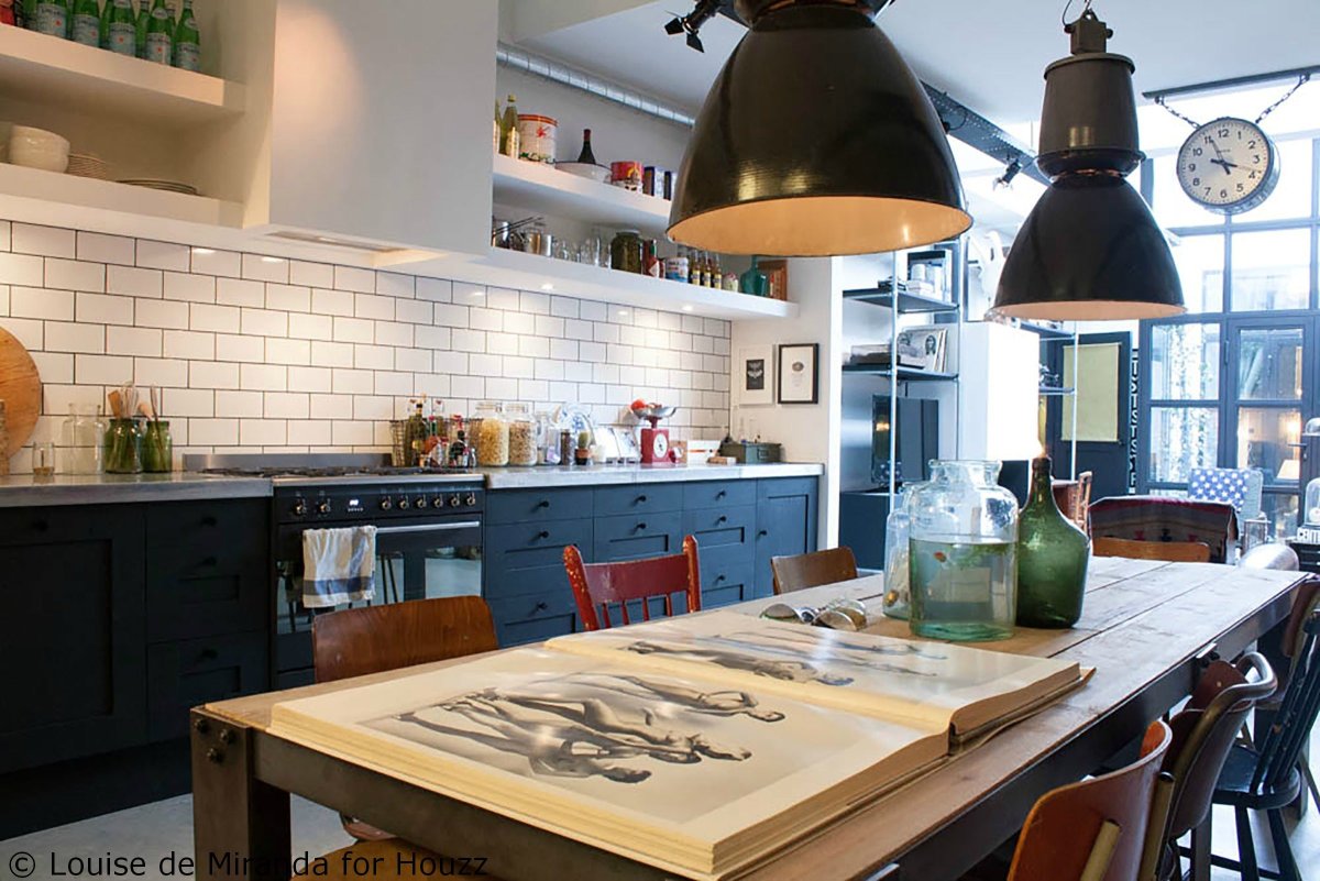 Кухня в стиле брутализм