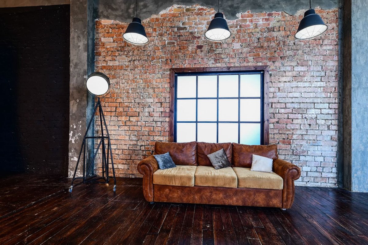 Дощатый пол лофт