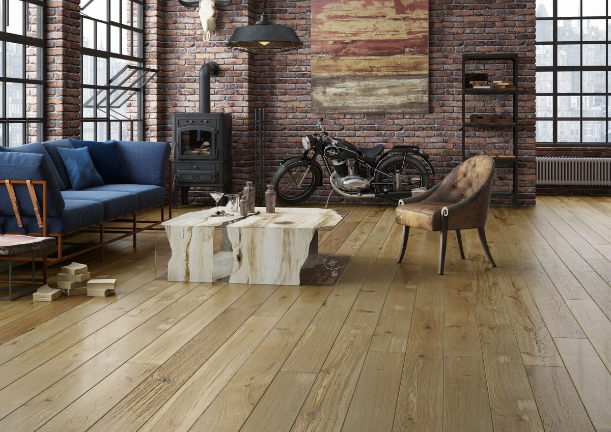 Паркет в стиле лофт