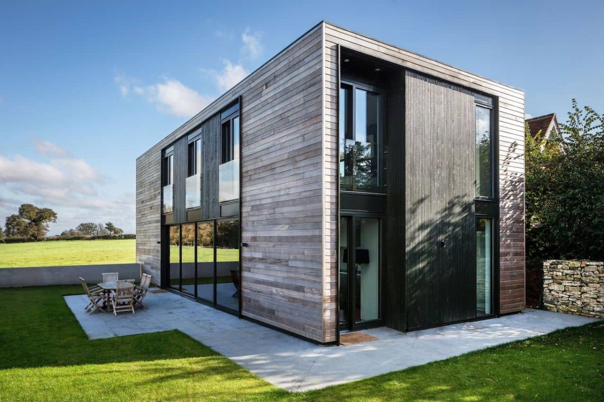 Дома в стиле лофт двухэтажные