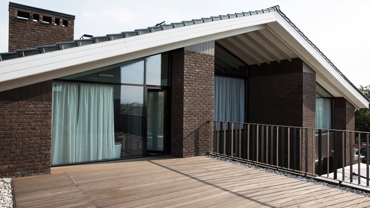 Дом в стиле барнхаус лофт