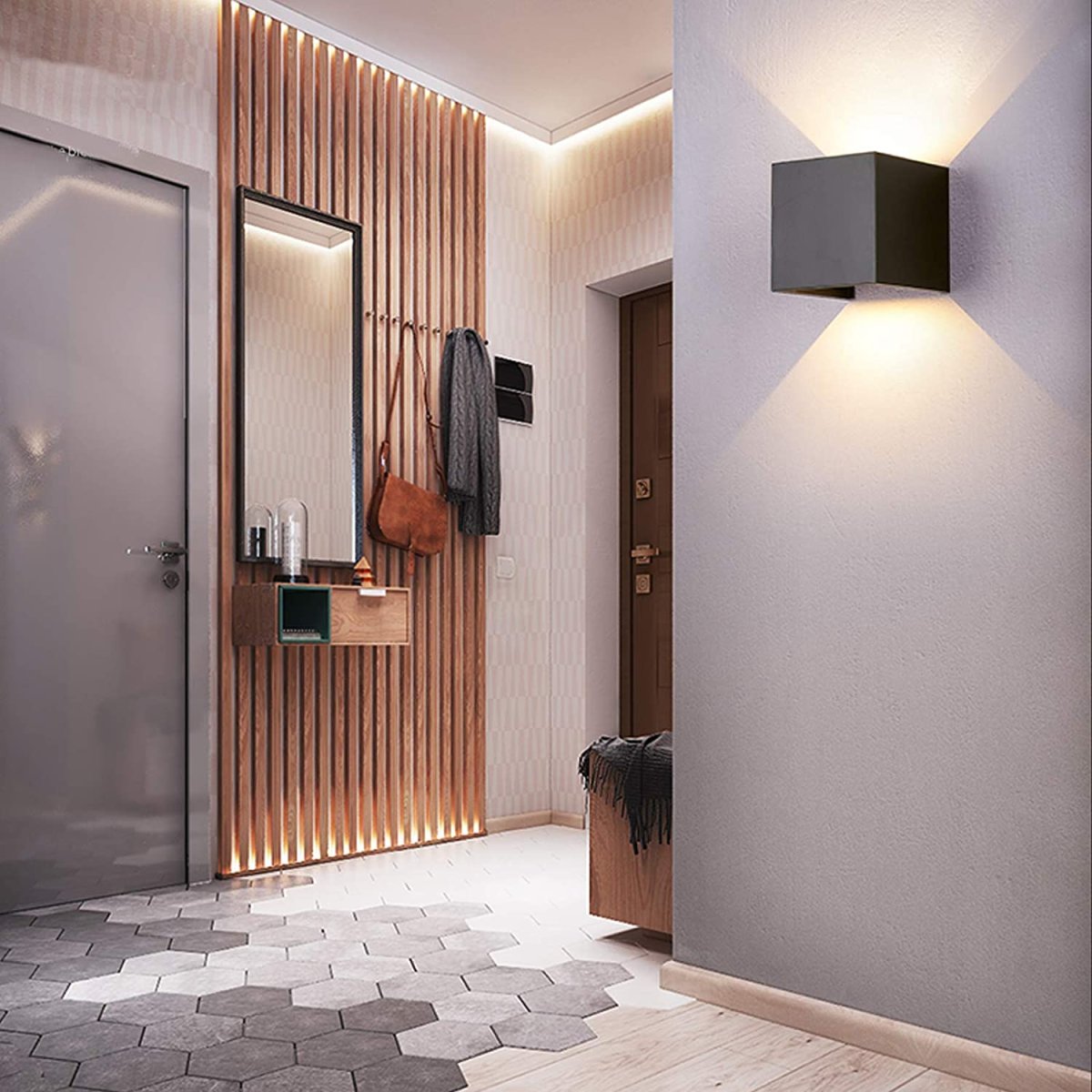 Рейки в прихожей