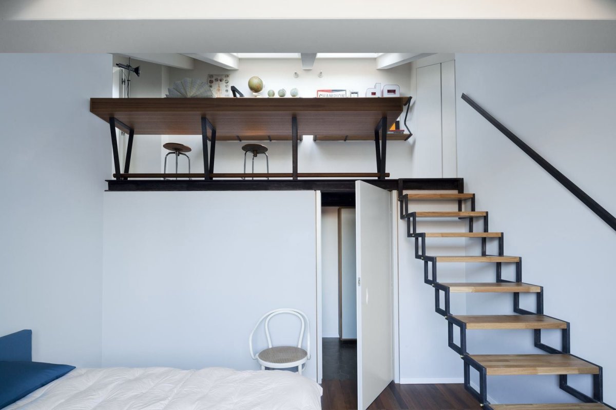 Антресоль в интерьере