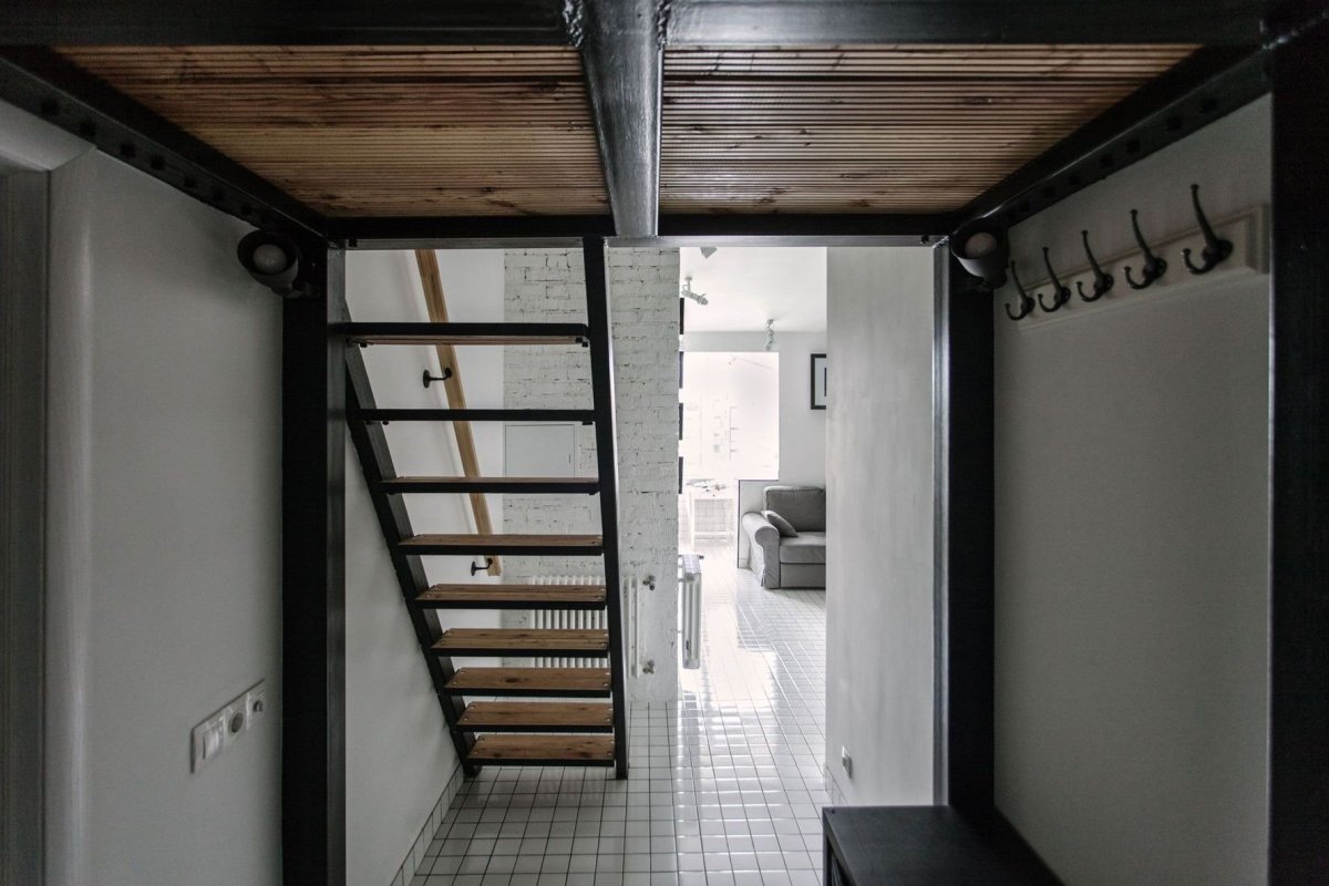 Двухуровневый лофт 60 кв м