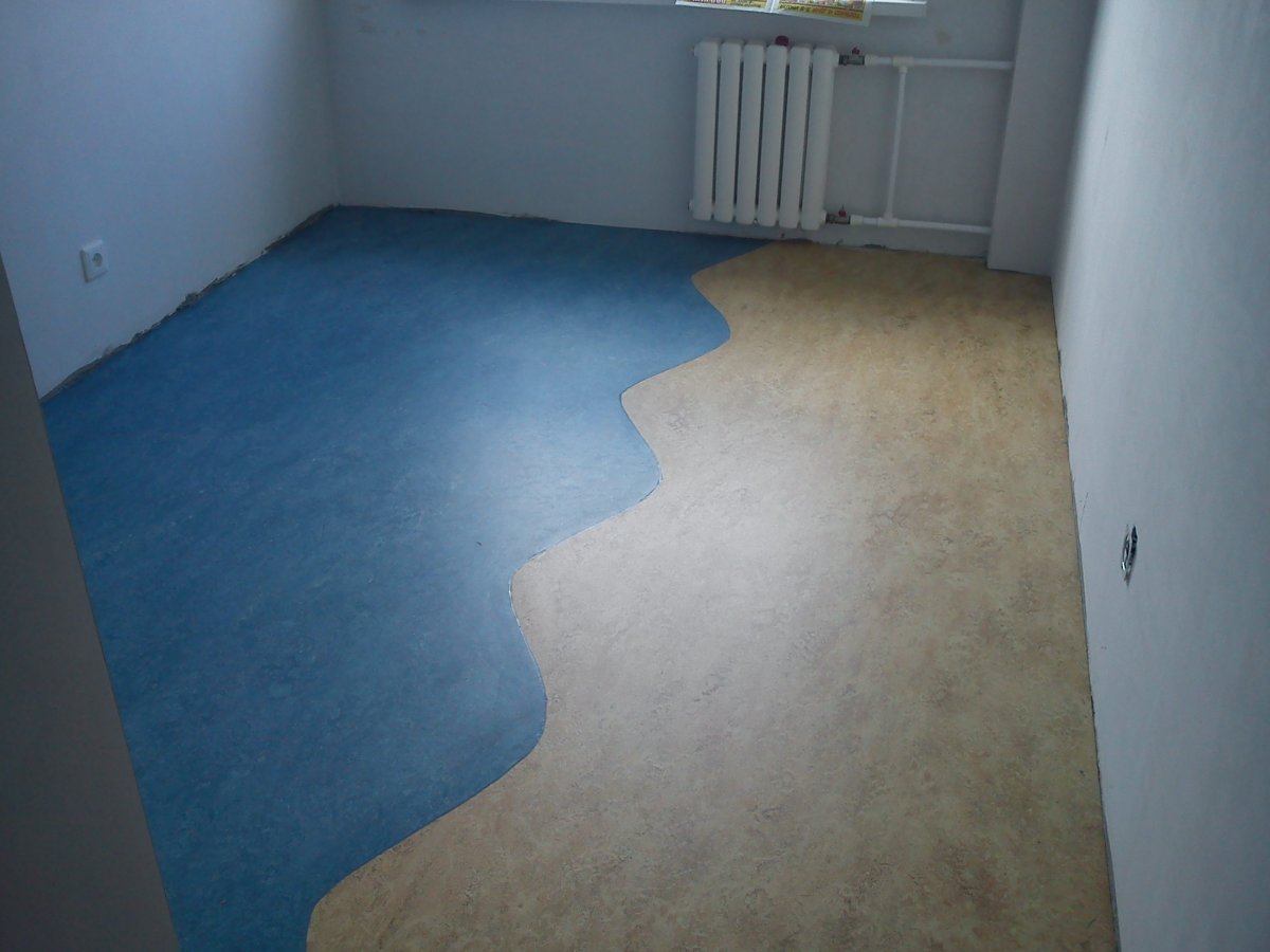 Пол линолеум