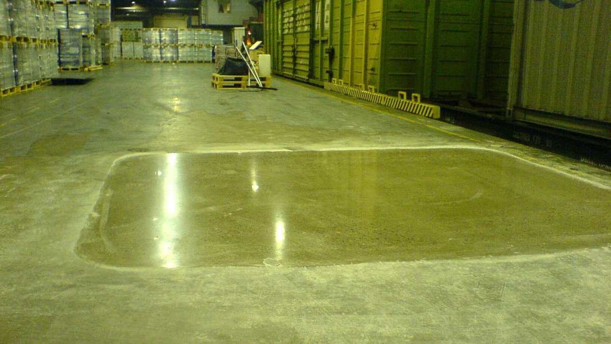 Шлифованный бетон