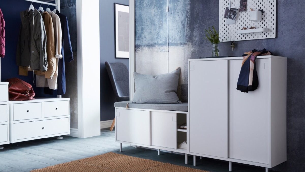 ОПХУС икеа в интерьере прихожей