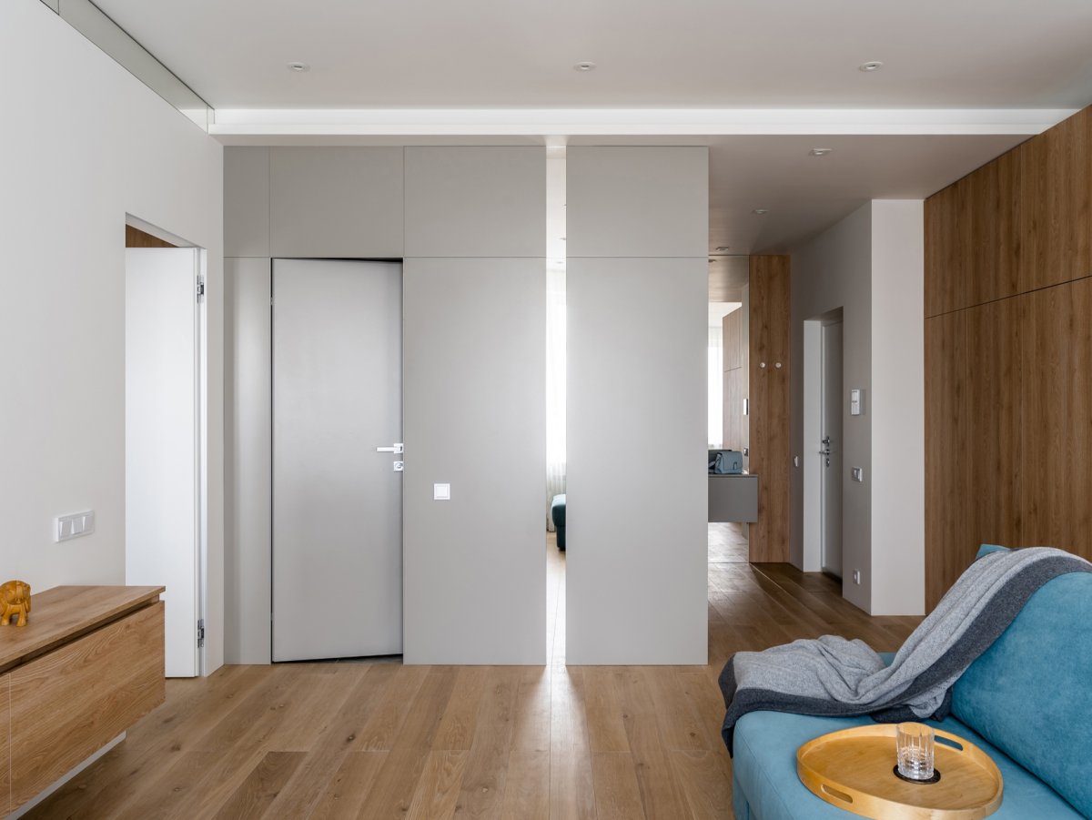 Двери Union Invisible с фрамугой