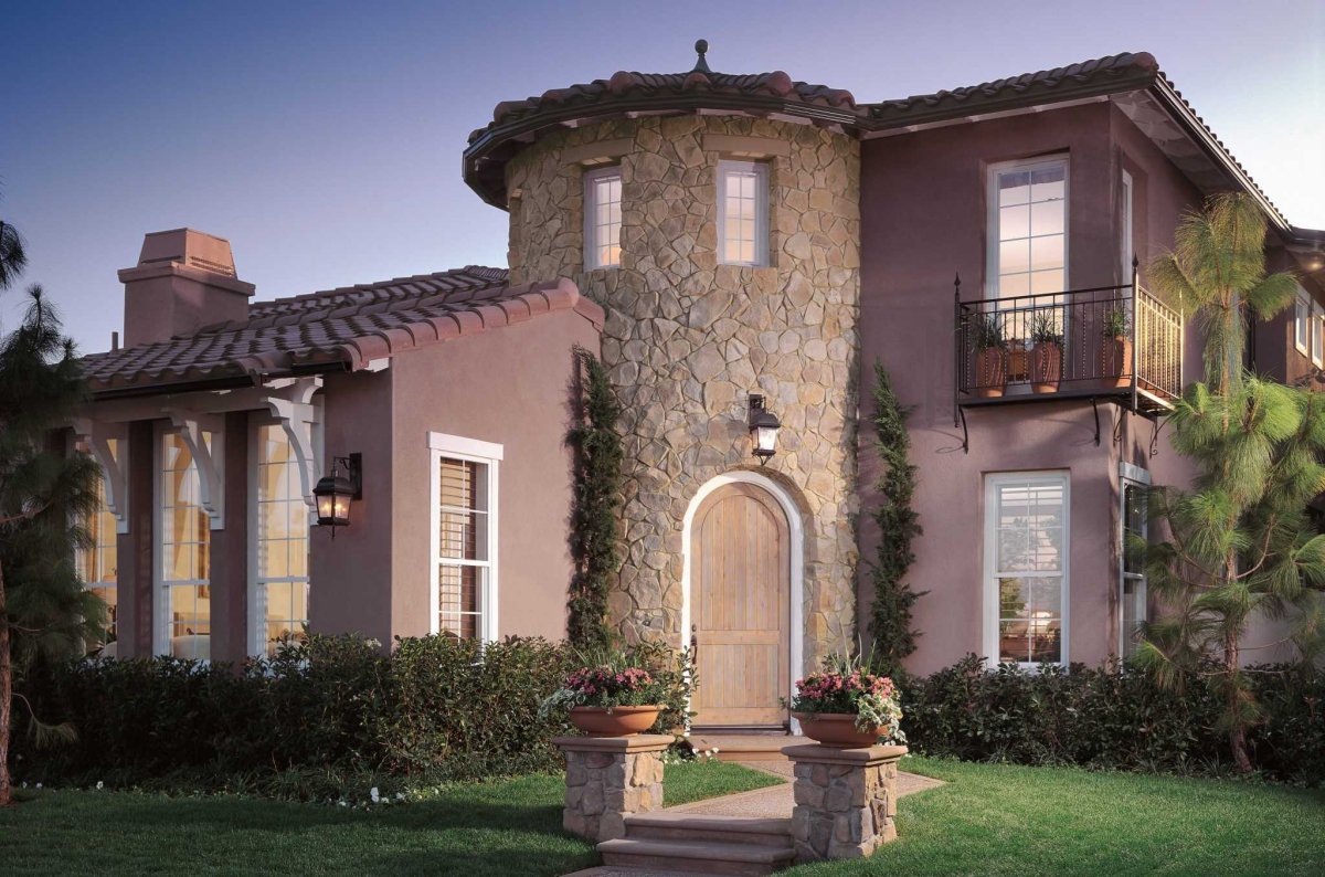 Красивые фасады небольших домов