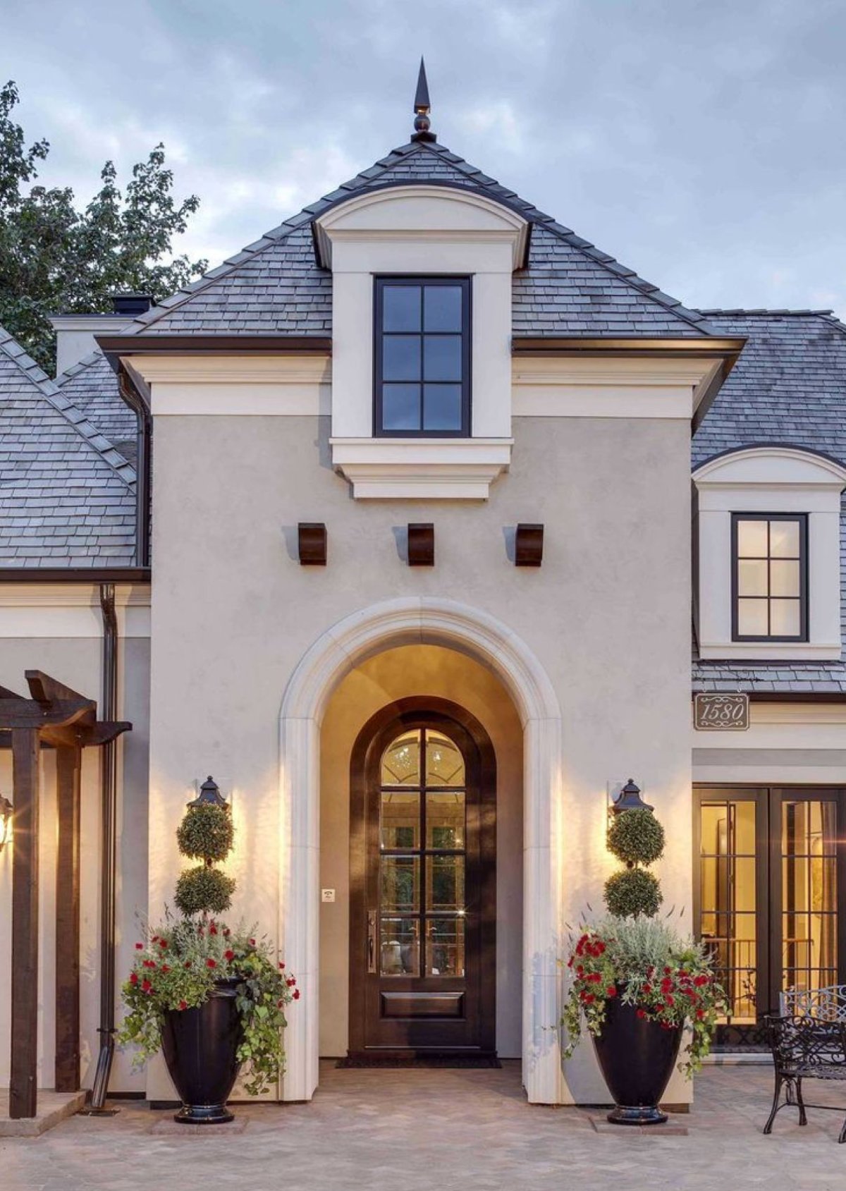 Вилла Средиземноморский стиль фасад