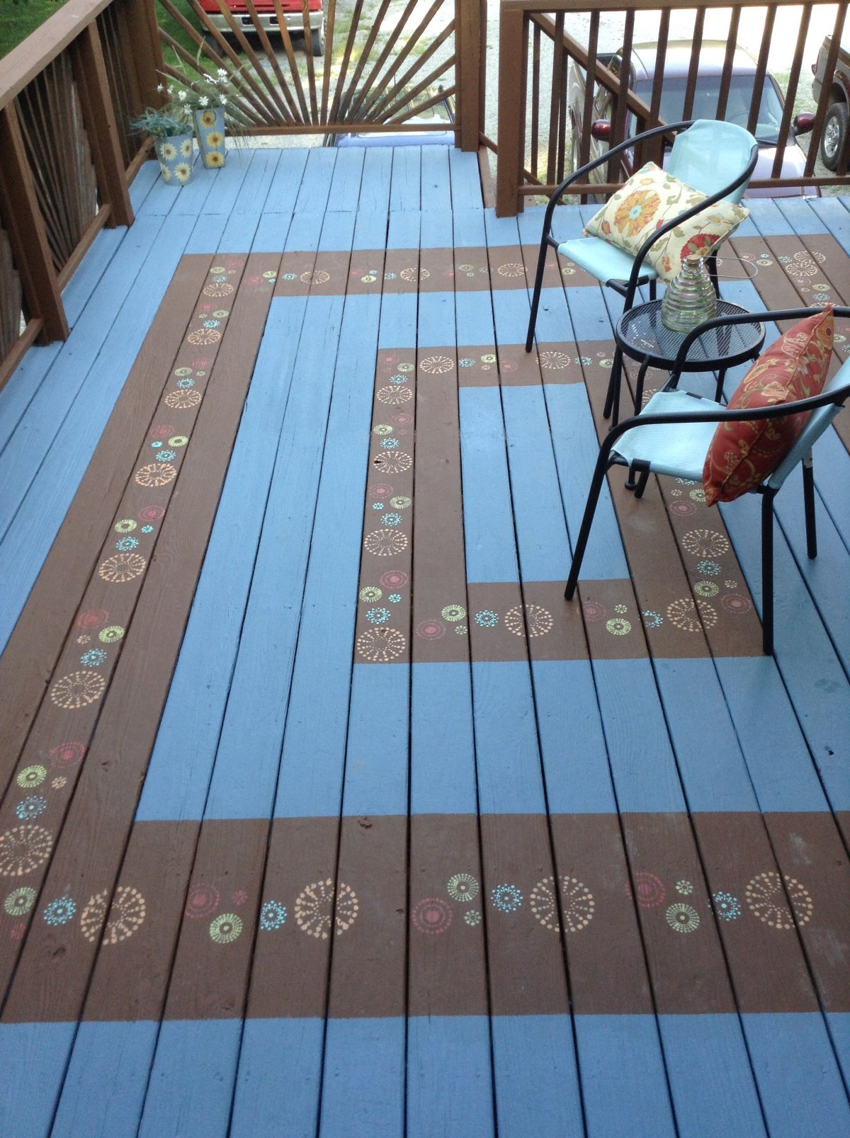 Цвет пола на веранде