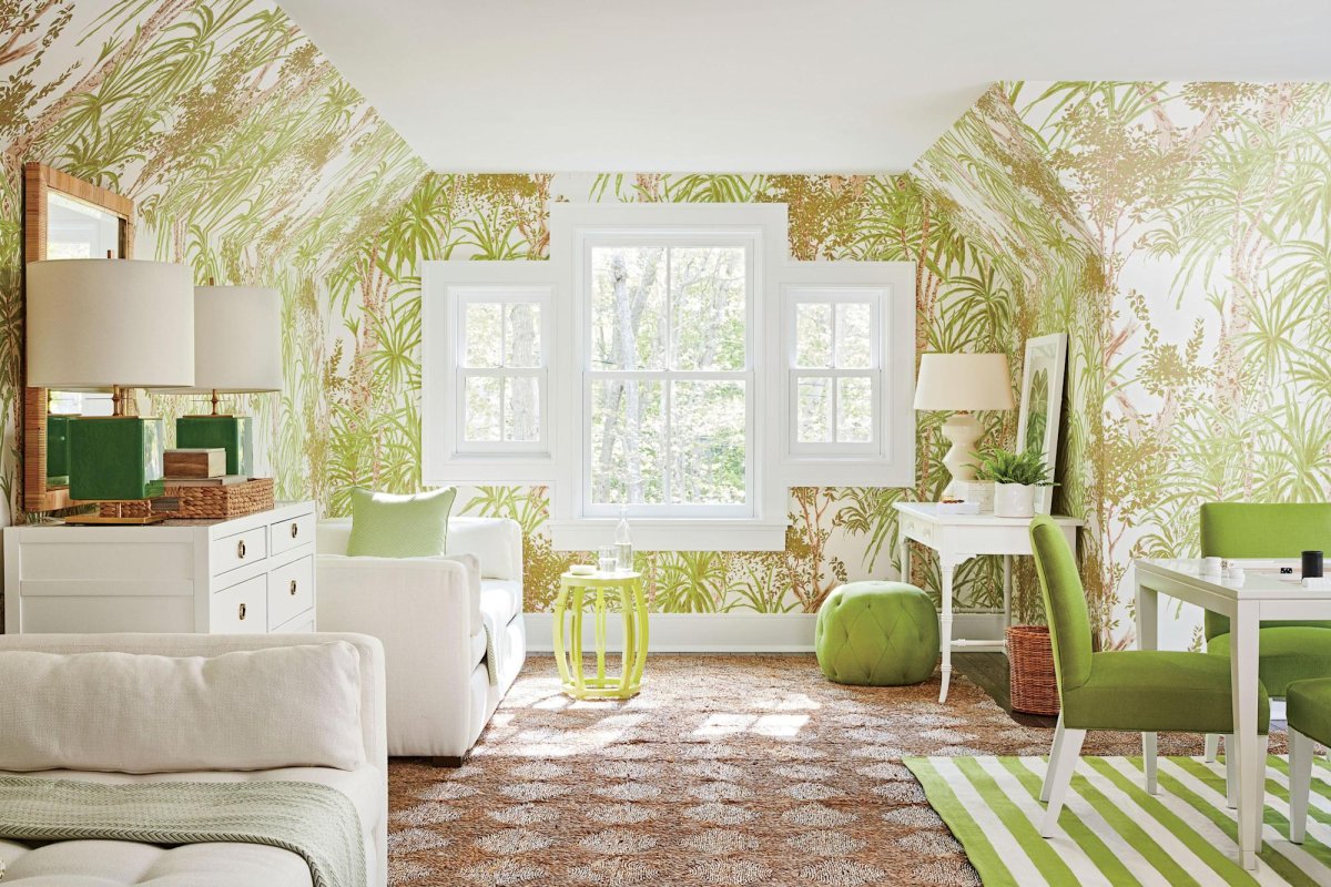 Зеленая спальня