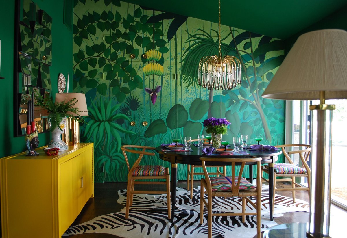 Комната в тропическом стиле